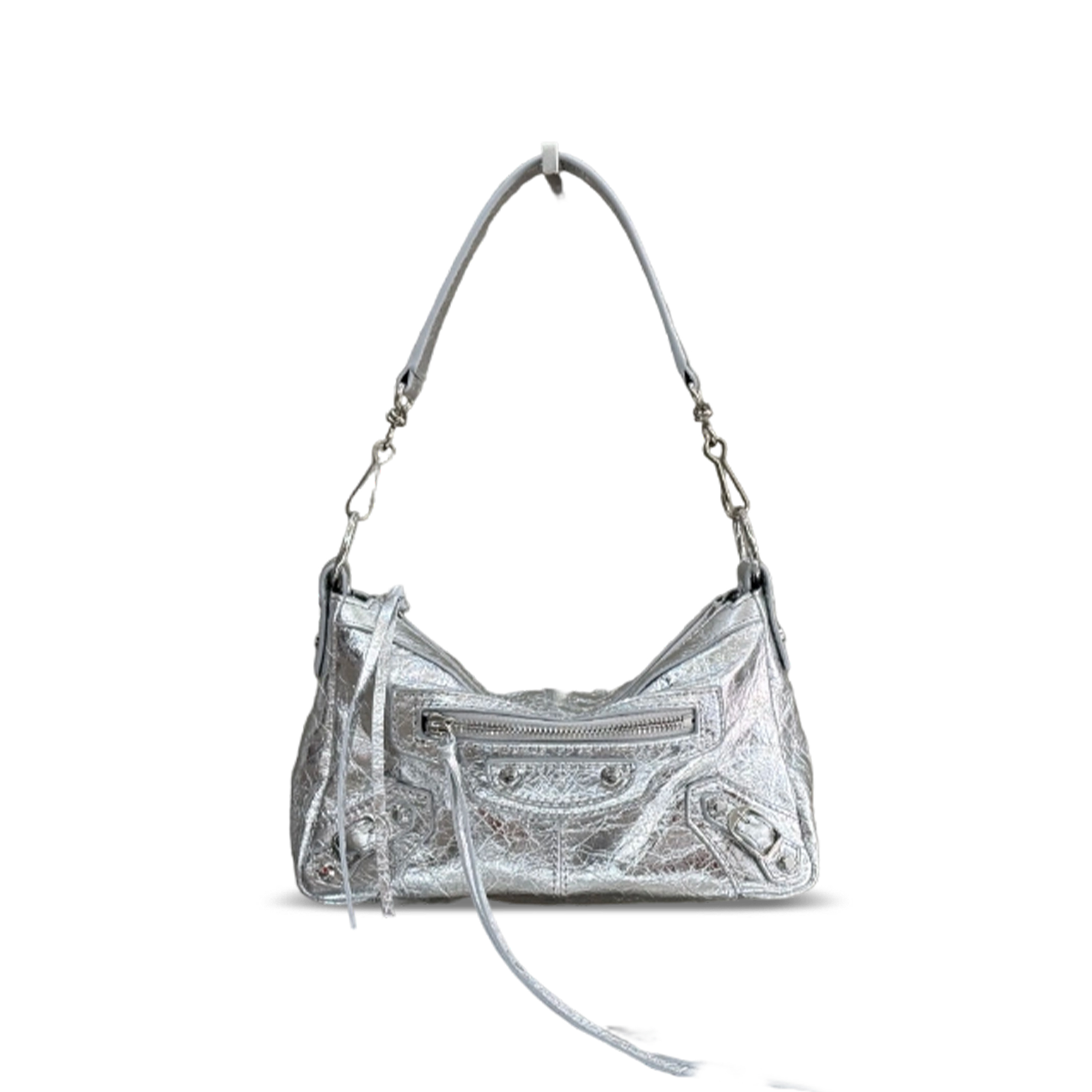 Ba1en*iaga THE LE CITY MOTO MINI HANDBAG (22.5*15*9.5cm)